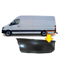 VW CRAFTER MERCEDES SPRINTER 2006 - 2018 Repairing Panel Lower Body Moulding Passenger Side Left Side Nearside N/S
