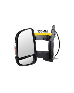 Fiat Ducato Citroen Relay Peugeot Boxer 2006-2025 Electric Medium Arm Door Wing Mirror Lh Left N/S