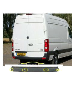 Mercedes Sprinter 2006 - 2018 & Vw Crafter 2006-2017 Rear Bumper Center With Sensor Holes