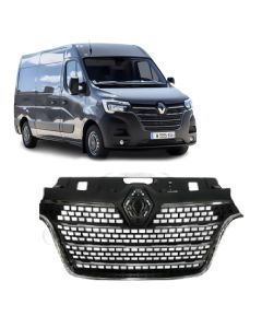 RENAULT MASTER 2019-2025 FRONT TOP GRILLE WITH CHROME MOULDING