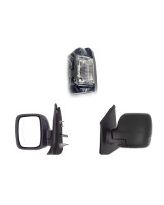 FITS NISSAN PRIMASTAR and RENAULT TRAFIC 2022-2025 BLACK DOOR WING MIRROR INDICATOR LH LEFT SIDE