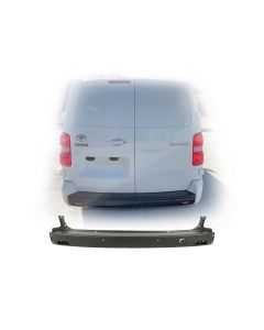 Toyota Proace - Peugeot Traveller 2016 -2024 - Peugeot Expert - Citroen Dispatch 2016-2025 - Peugeot Traveller 2016-2024 - Vauxhall Vivaro VAN 2019-2025 REAR BUMPER CENTER WITH PDC HOLES FOR LWB ONLY