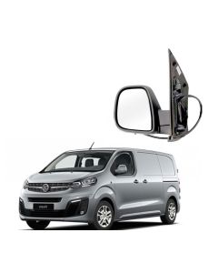Vauxhall Vivaro 2019 - 2025 - Fits Citroen Dispatch, Peugeot Expert, Peugeot Traveller, Toyota Proace City Electric Primed Door Wing Mirror Passenger LH LEFT SIDE