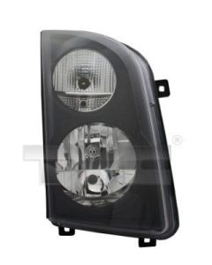 Fits Vw Crafter Van 2006-2017 Front Black Headlight Headlamp Passenger Side N/S
