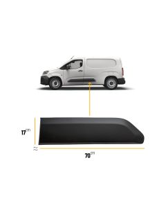 Citroen Berlingo - Peugeot Partner - Vauxhall Combo 2018 - 2024 Toyota Proace City - Fiat Doblo 2020 - 2025 SIDE VAN MOUDLING TRIM LH Left Side Passenger Side Nearside N/S