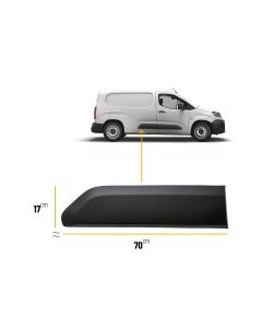 Citroen Berlingo - Peugeot Partner - Vauxhall Combo 2018 - 2024 Toyota Proace City - Fiat Doblo 2020 - 2025 SIDE VAN MOUDLING TRIM RH Right Side Driver Side Offside O/S