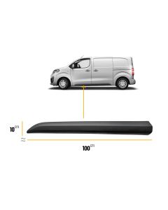 FITS Citroen Dispatch VAN 2016 - 2025 FRONT DOOR BLACK MOULDING TRIM LH Left Side Passenger Side Nearside N/S