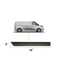 Ford Transit Custom 2015-2019 Moulding Trim Plastic Strip RH RIGHT SIDE OFF SI