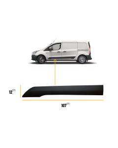  Ford Transit Connect 2014-2019 Plastic Protective Strip Door Moulding Left Side