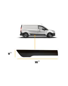  Ford Transit Connect 2014-2019 Plastic Protective Strip Side Moulding Rh Side
