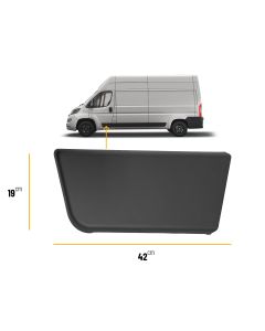 VAXUHALL MOVANO GREY MOULDING TRIM FRONT DOOR 2022 - 2024 LH Left Side Passenger Side Nearside N/S