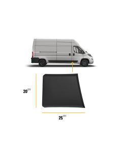 Fiat Ducato Citroen Relay Peugeot Boxer 2006 - 2025 Side Moulding Strip Plastic Protective Grey RH Right Side Driver Side Offside O/S