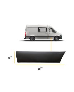 FITS MERCEDES SPRINTER 2018-2025 FRONT DOOR MOULDING TRIM RH RIGHT SIDE OFF SIDE