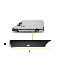 FOR LWB SPRINTER 2018-2025 SIDE DOOR MOULDING TRIM LH LEFT SIDE NEAR SIDE