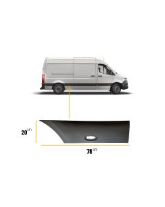 MEDIUM WHEEL BASE MWB SPRINTER 2018- MOUDLING TRIM RIGHT SIDE OFF