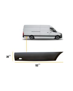 FOR LWB SPRINTER 2018 - 2025 SIDE DOOR MOULDING TRIM RH Right Side Driver Side Offside O/S
