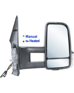 Mercedes Sprinter 2018-2025 Long Arm Wing Mirror Manual Rh Right Side Off Side