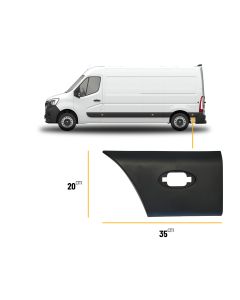 Vauxhall Movano & Renault Master & Nissan NV400 2010-2025 Back Side Moulding Strip Protective Lh Left Side N/S Side
