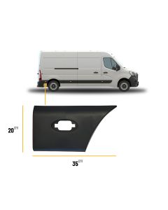 Vauxhall Movano & Renault Master & Nissan NV400 2010-2025 Back Side Moulding Strip Protective Rh Right Side Driver Side