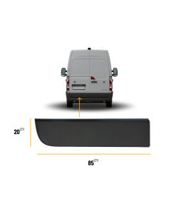 Movano 2010-2022 & Master 2010-2019 & Nv400 2011-2024 Rear Door Trim Strap Moulding Passenger Lh N/S