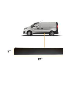 Vauxhall Vivaro 2014-2019 & Renault Trafic 2014-2022 & Nv300 2016-2021 Sliding Door Moulding Trim Panel Passenger Side